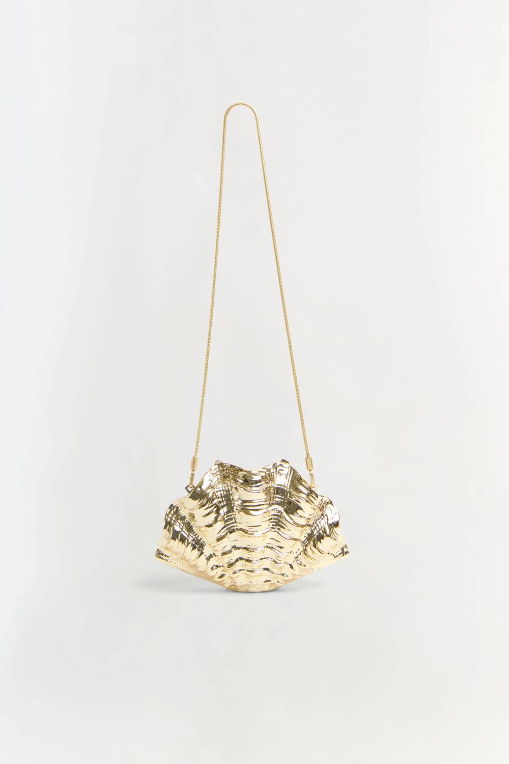 Simkhai - Women's Venus Metal Shell Clutch Bag