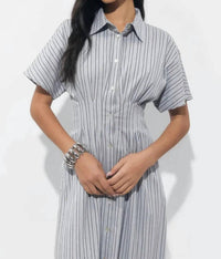 Adelyn Rae - Audrey Midi Shirt Dress