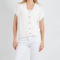 Repeat Cashmere - Cable Detail Cardigan