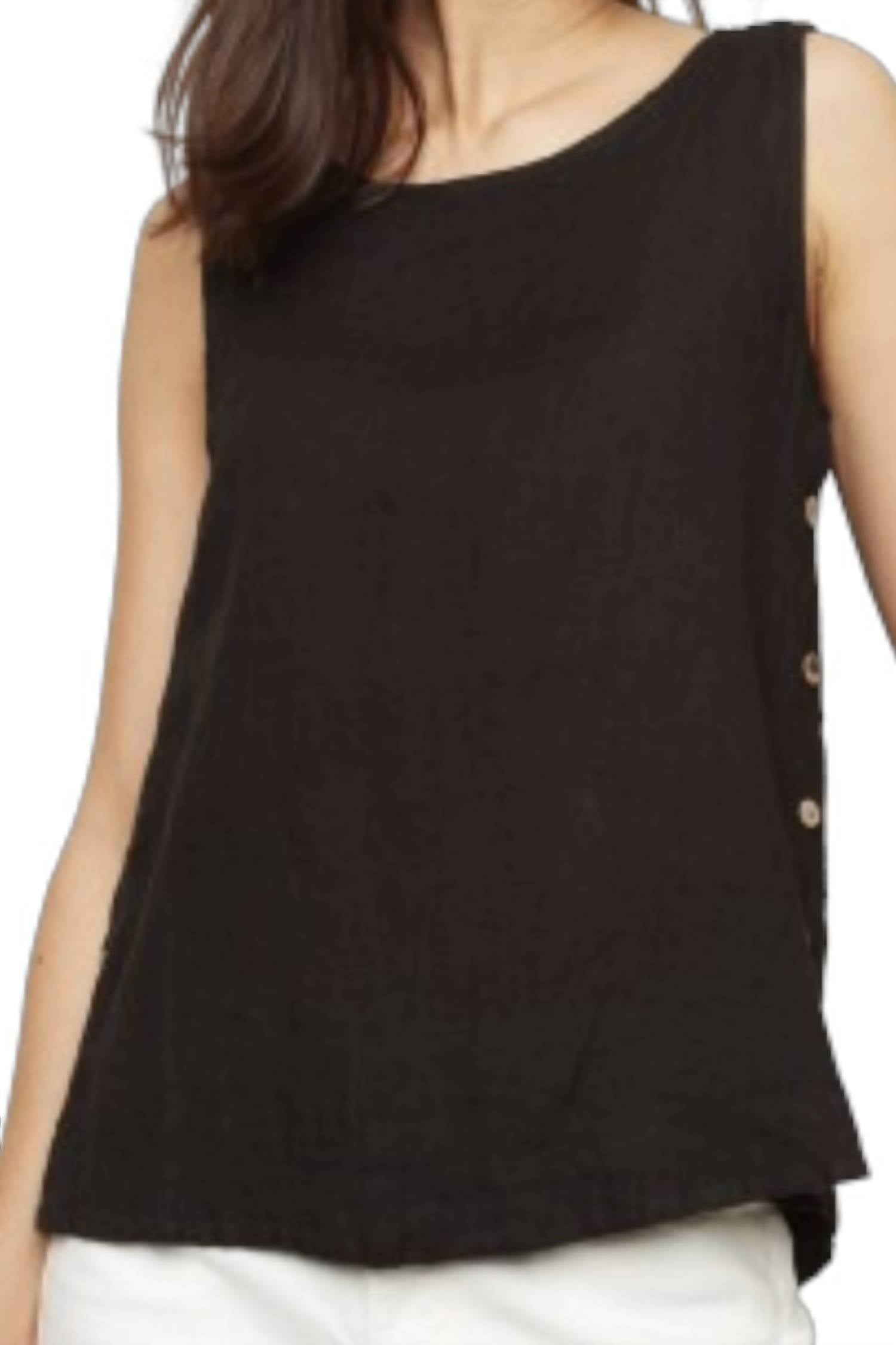 Charlie B - Flowy Casual Sleeveless Blouse