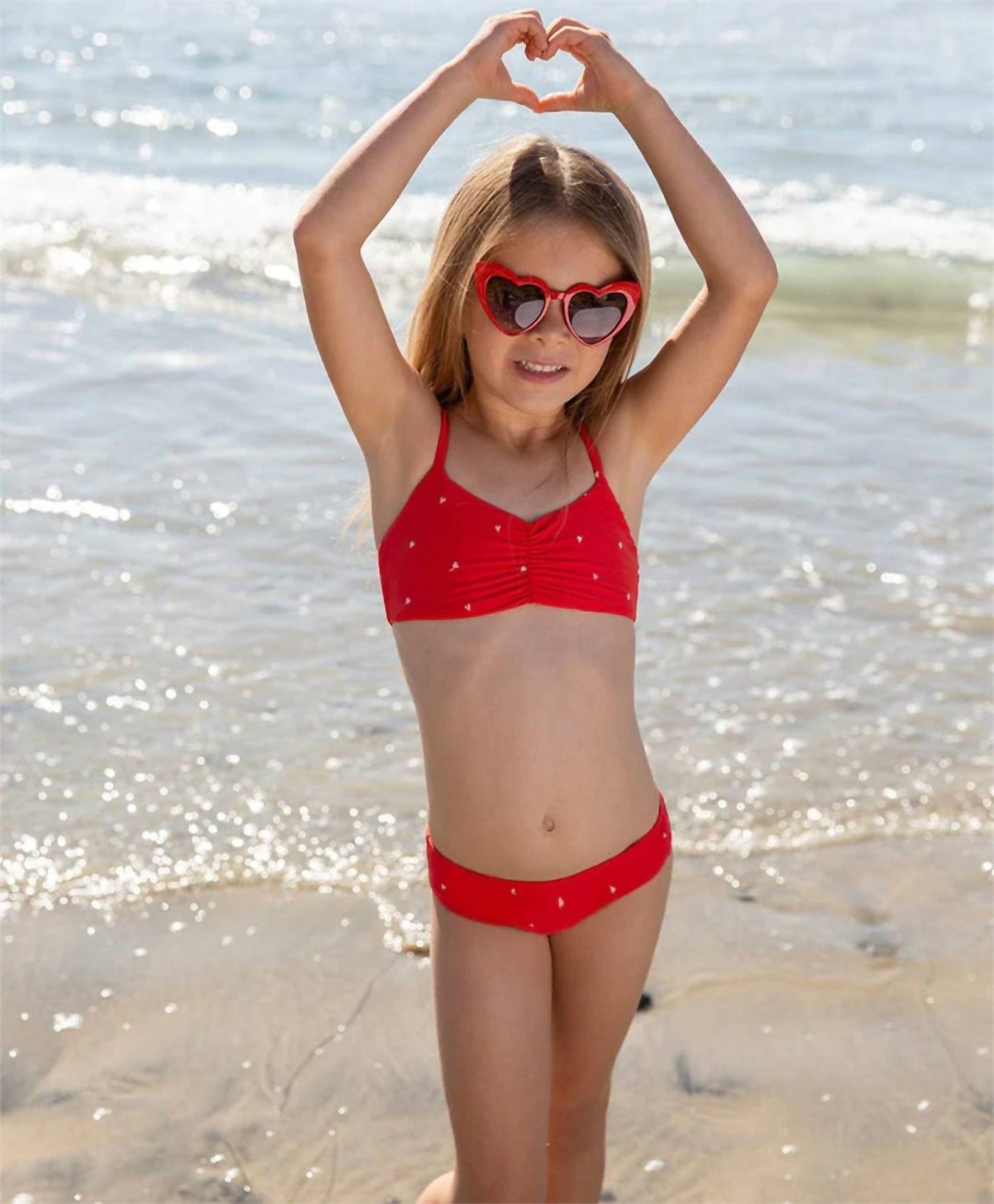 Pq Swim - Kids Heart Anna Bikini Set