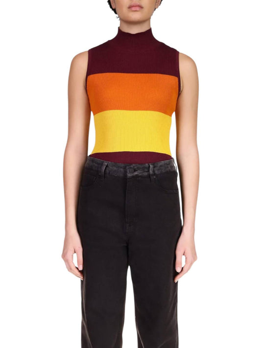 Sanctuary - Sleeveless Mock Neck Top