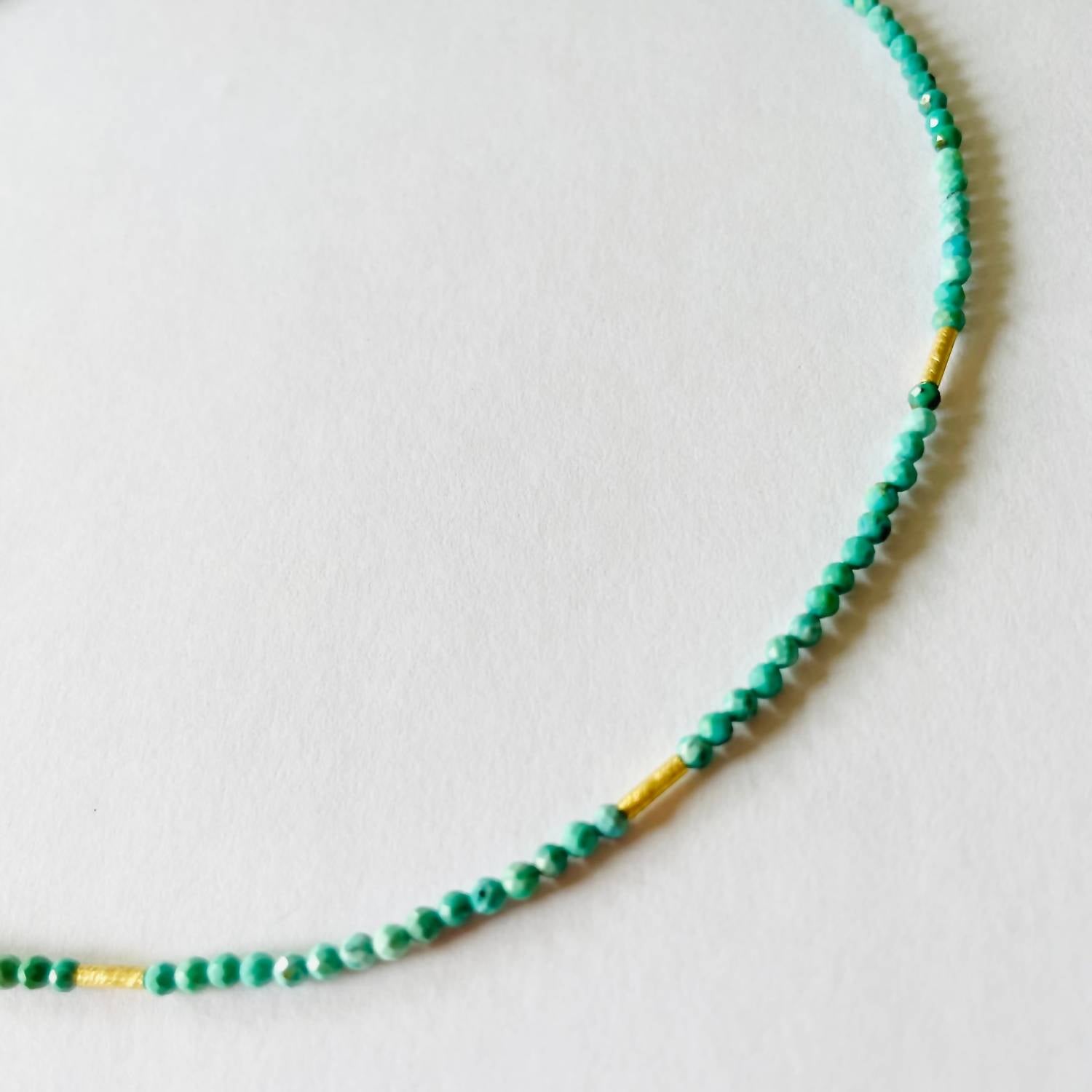 Theodosia - Women's Delicate Five Bar Necklace