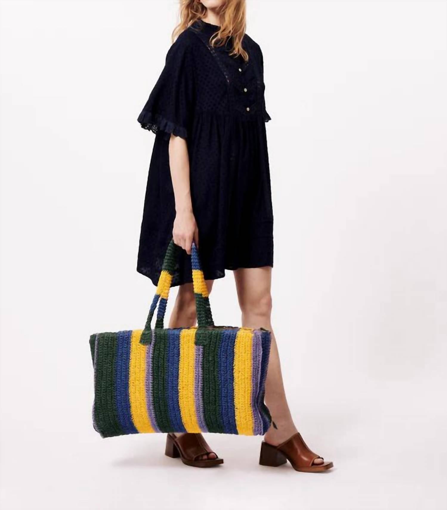 FRNCH Women's Anny Woven Dress in blue marine - women's dress - alternate view