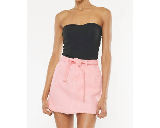 Kancan - Mid Rise A-line Mini Skirt