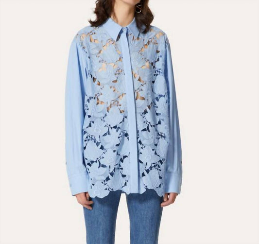 Valentino - Long Sleeve Cotton Poplin Shirt