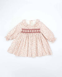 Fina Ejerique - Girl's Handsmocked Flower Dress