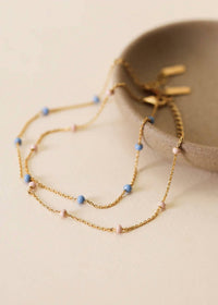 Jaxkelly - Women's Enamel Anklet