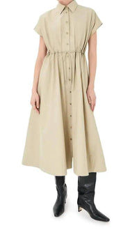 Brandon Maxwell - Blake Short Sleeve Shirtdress