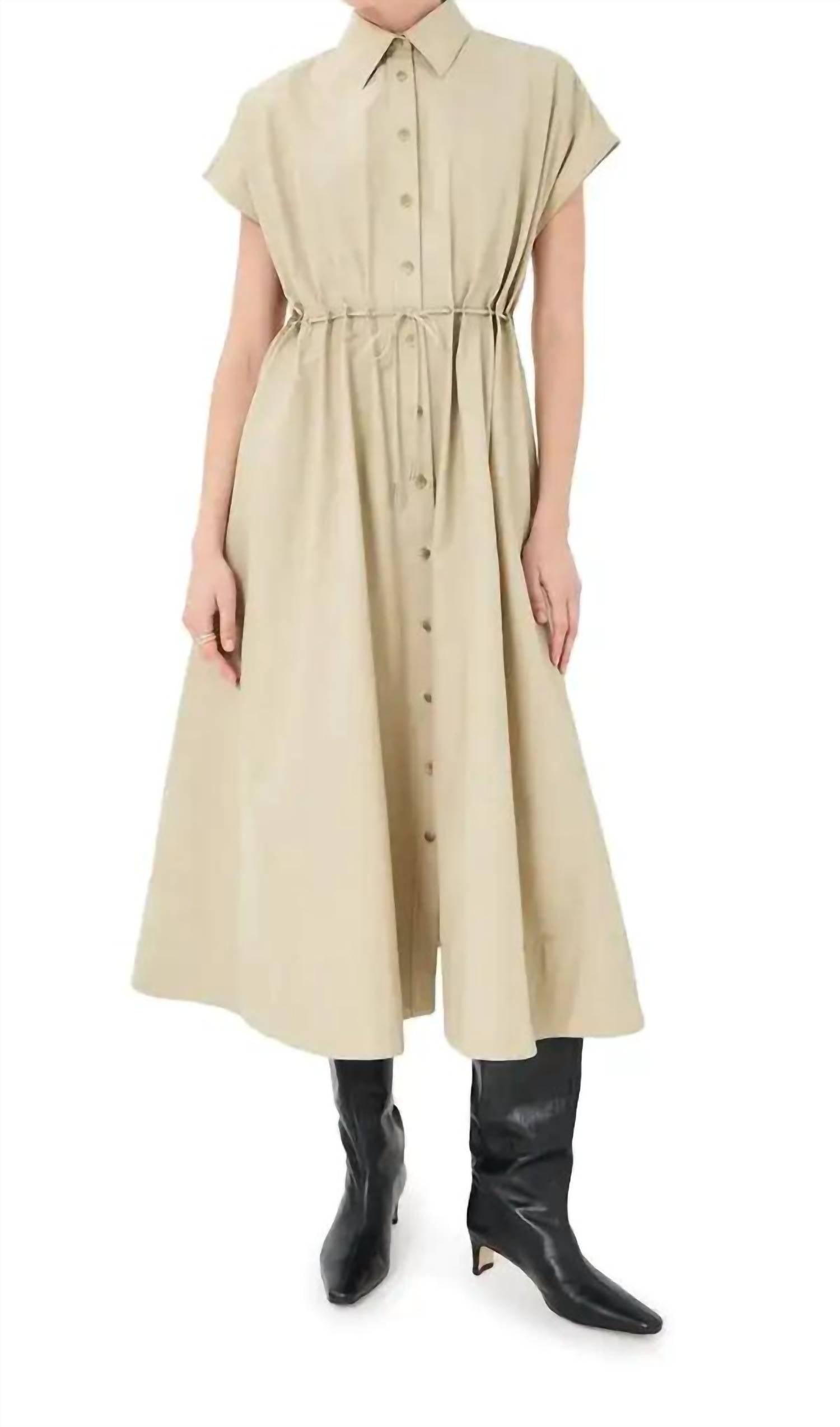 Brandon Maxwell - Blake Short Sleeve Shirtdress
