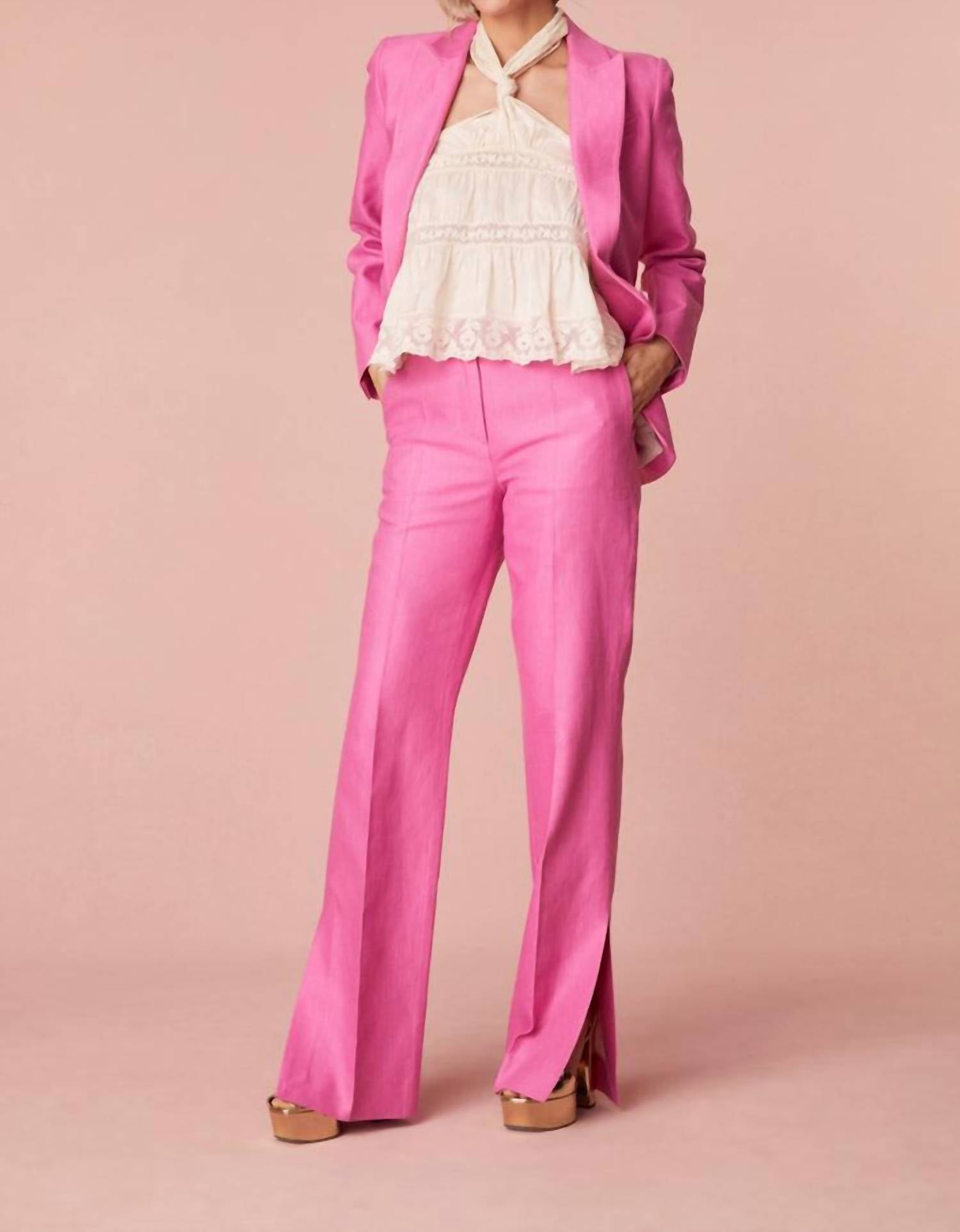 Loveshackfancy - Poppet Straight Leg Tailored Pants