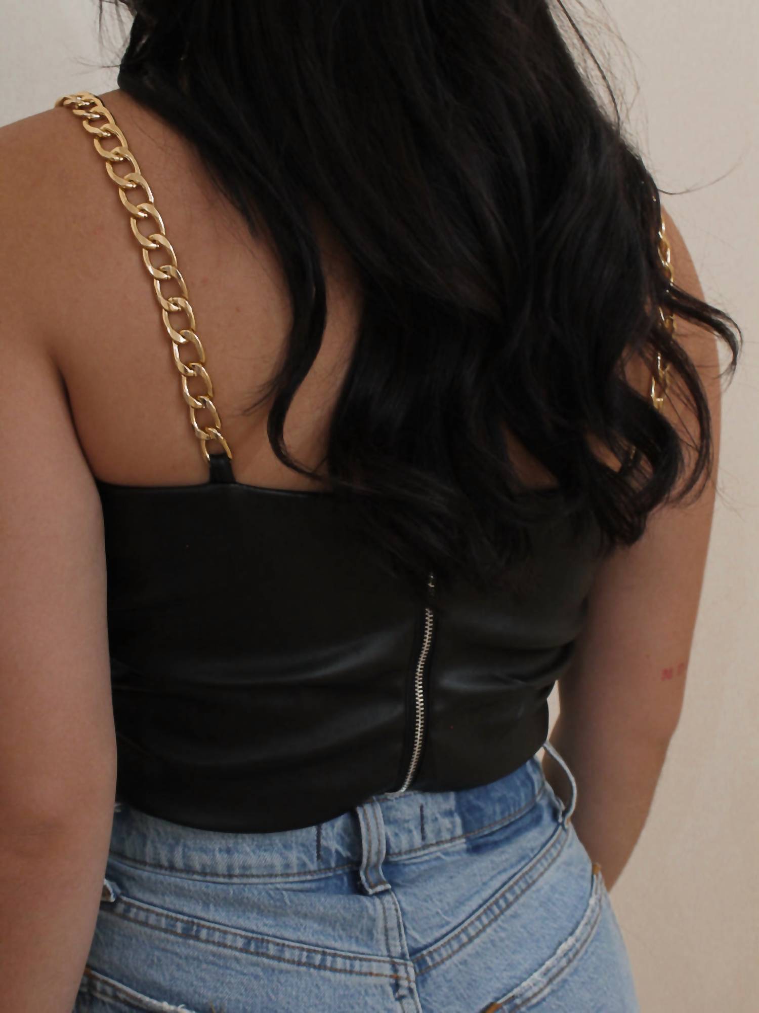 Endless Blu. - Twisted Chain Cropped Top