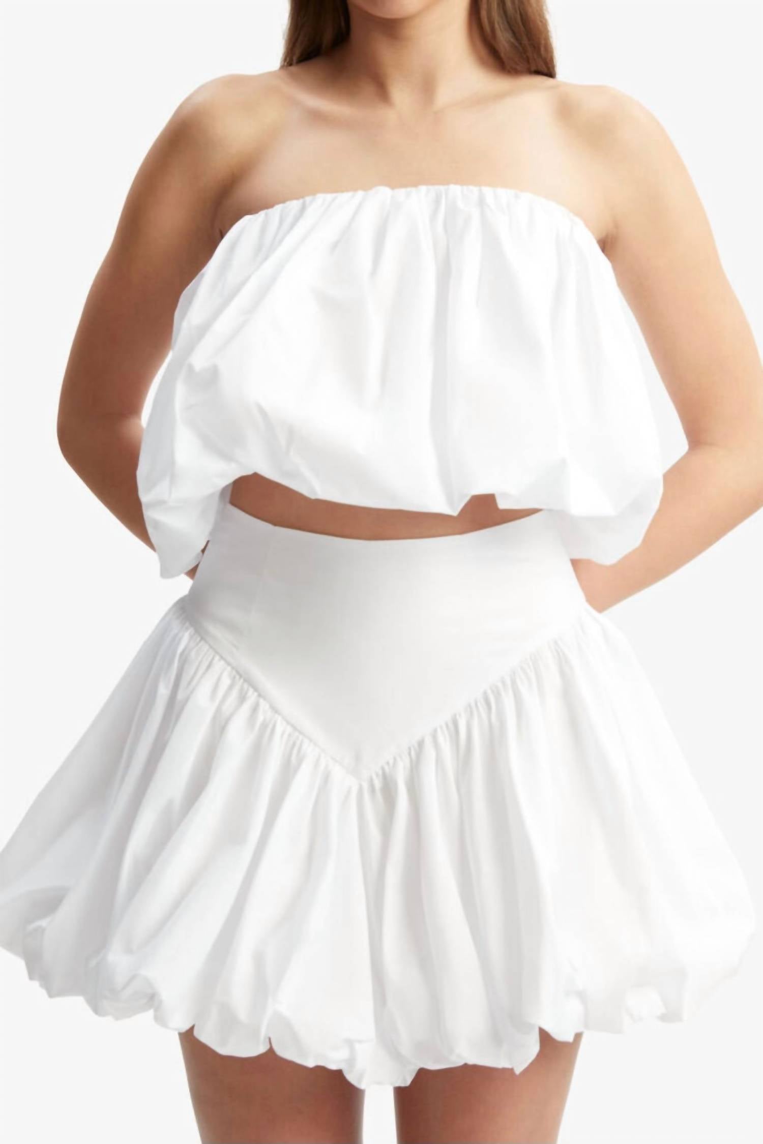 BARDOT Lissett Set in white - women's sleepwear