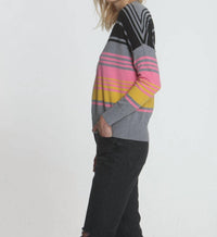 Label+Thread - Women's Sunrise Stripe Vee