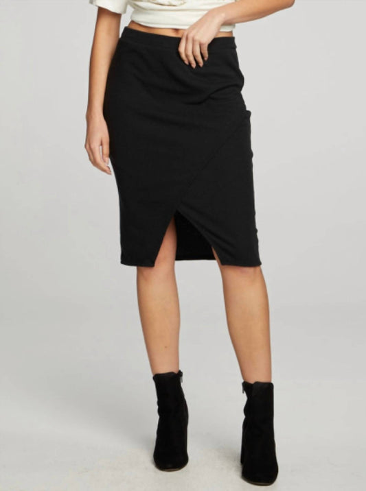 Chaser - Slit Pull On Midi Skirt
