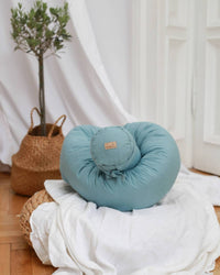 Babyly - Linen Baby Bed Roller Protector