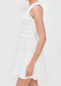 Paige Fraise Dress in white - women's dress - detail view