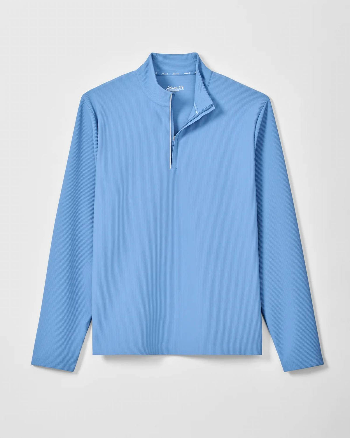 Johnnie-O - Hoppin Ribbed Knit Performance 1/4 Zip Pullover Sweatshirt