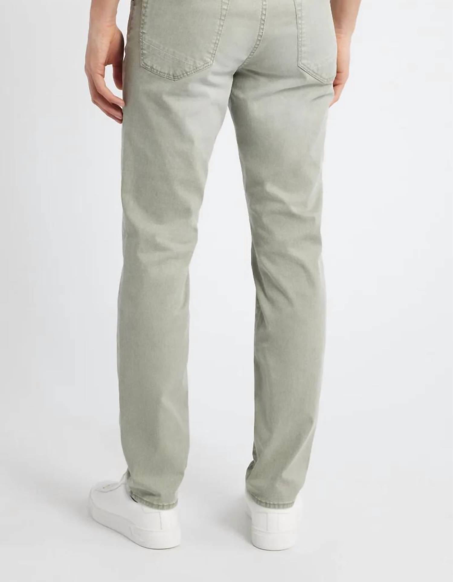 Brax Chuck Trousers in avocado - men's jeans - detail view