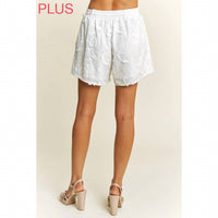 Sweet Generis - 3d Floral Embroidery Shorts