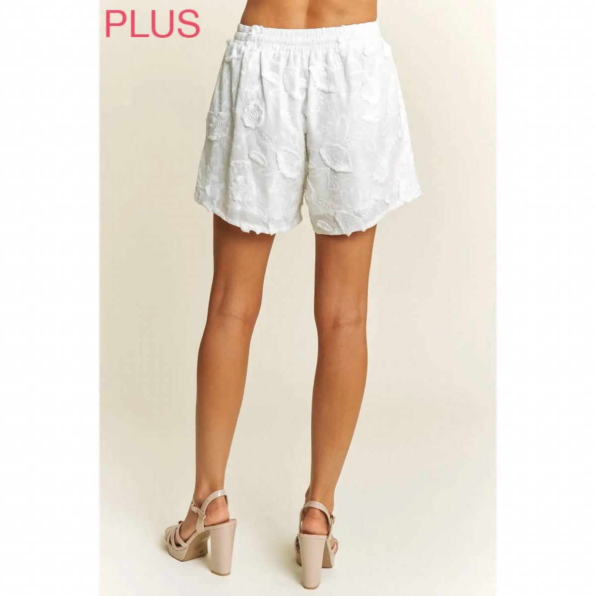 Sweet Generis - 3d Floral Embroidery Shorts