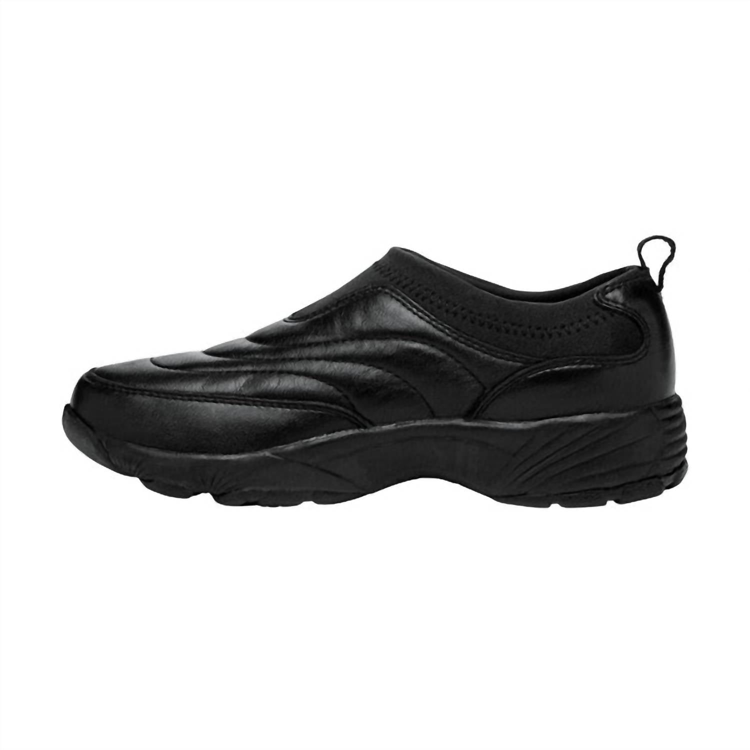 PROPET Women's Wash And Wear Slip-on Ii Shoes in black - women's shoe - alternate view