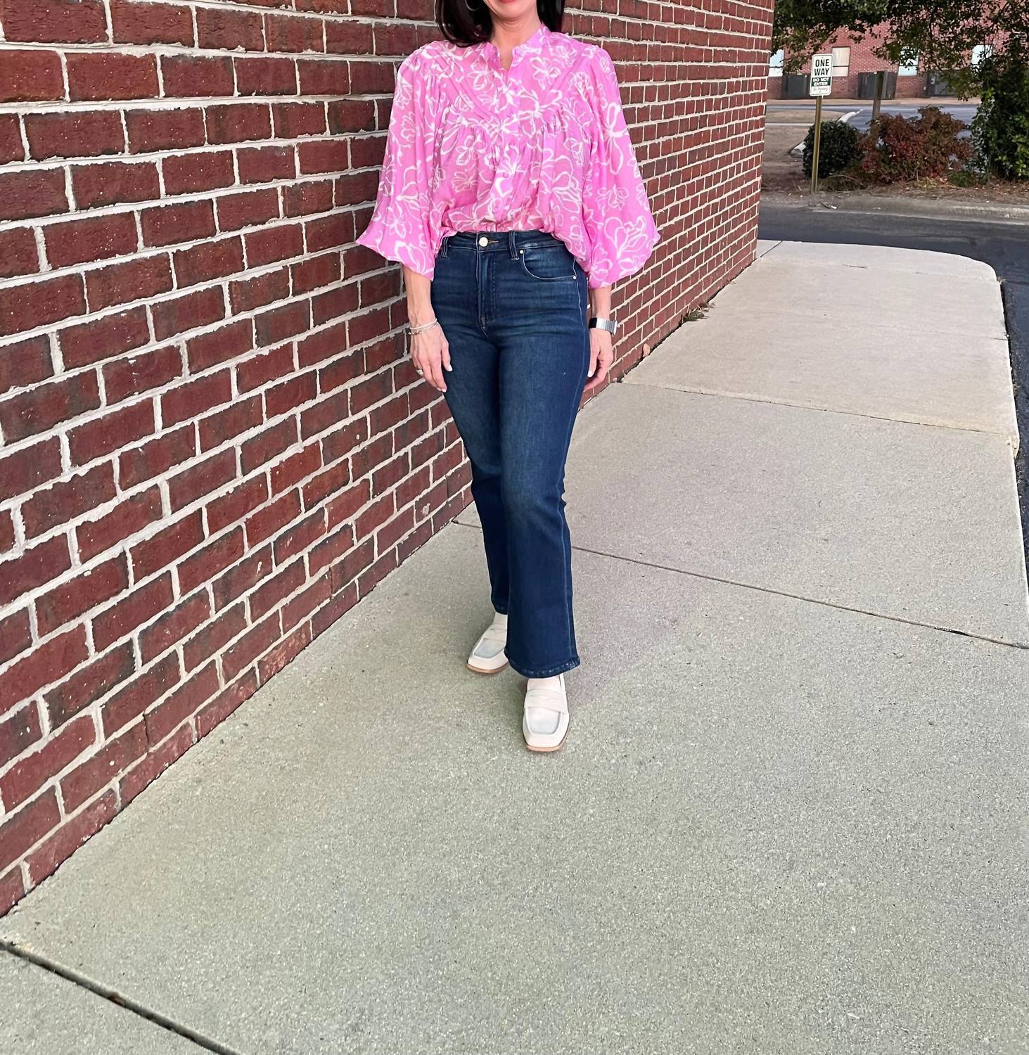 Ee:Some - Nadia Floral Button Down Blouse