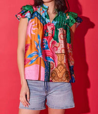 Alden Adair - Mattie Cap Sleeve Top
