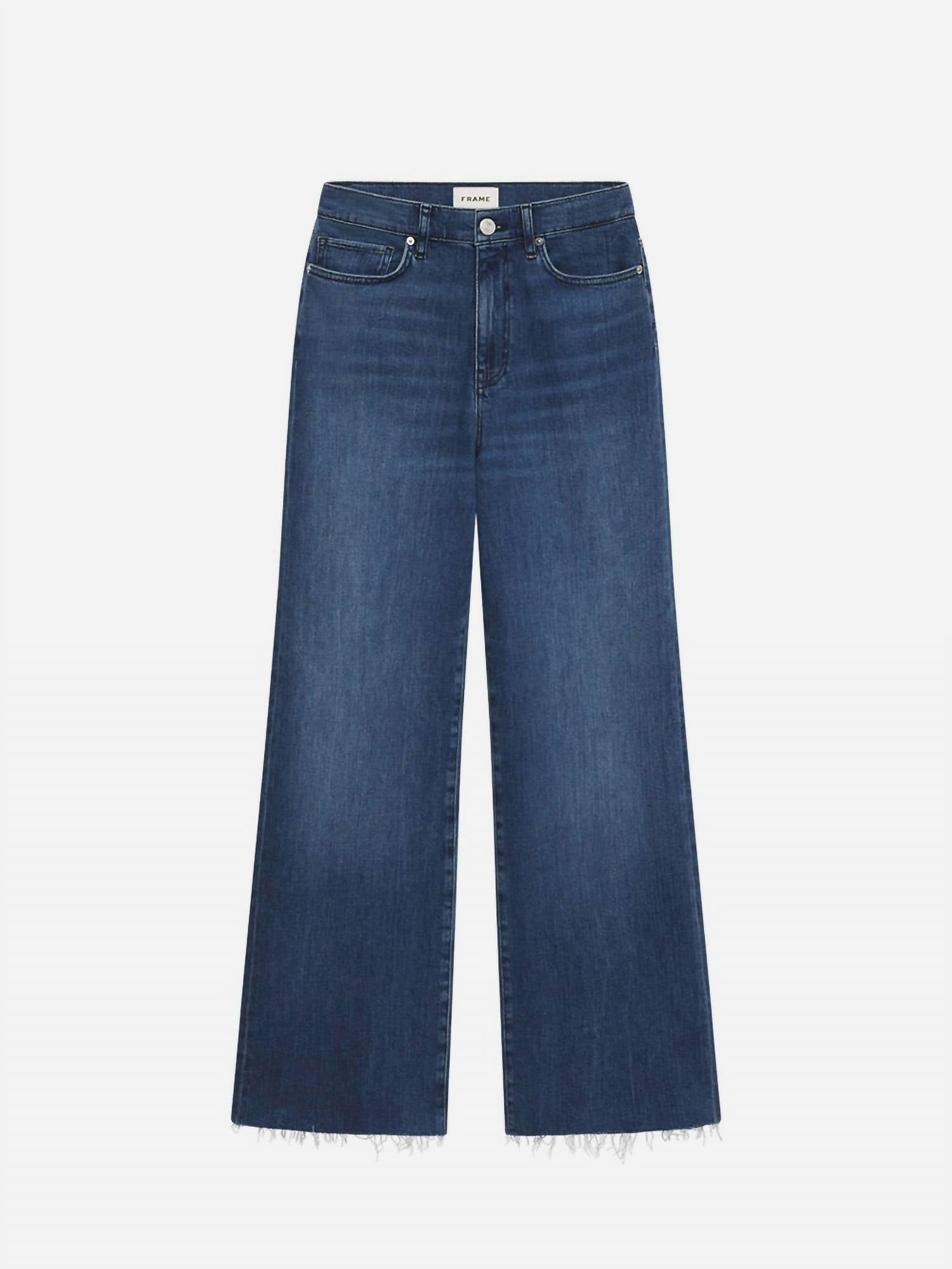 Frame - Le Slim Palazzo Raw Jeans