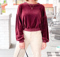 Project Social T - Jewel Velour Sweatshirt