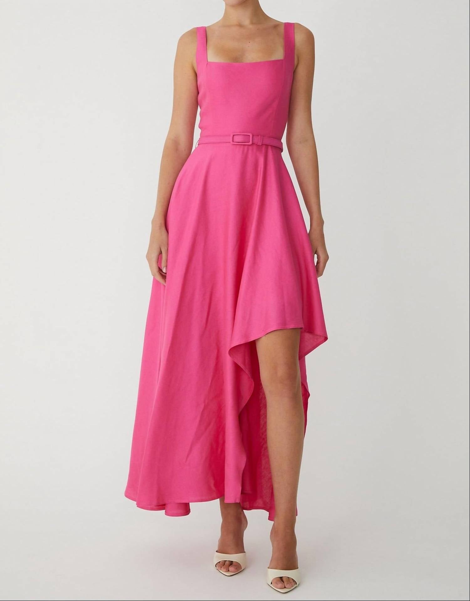 js71 Marin Dress in hot pink - women's dress