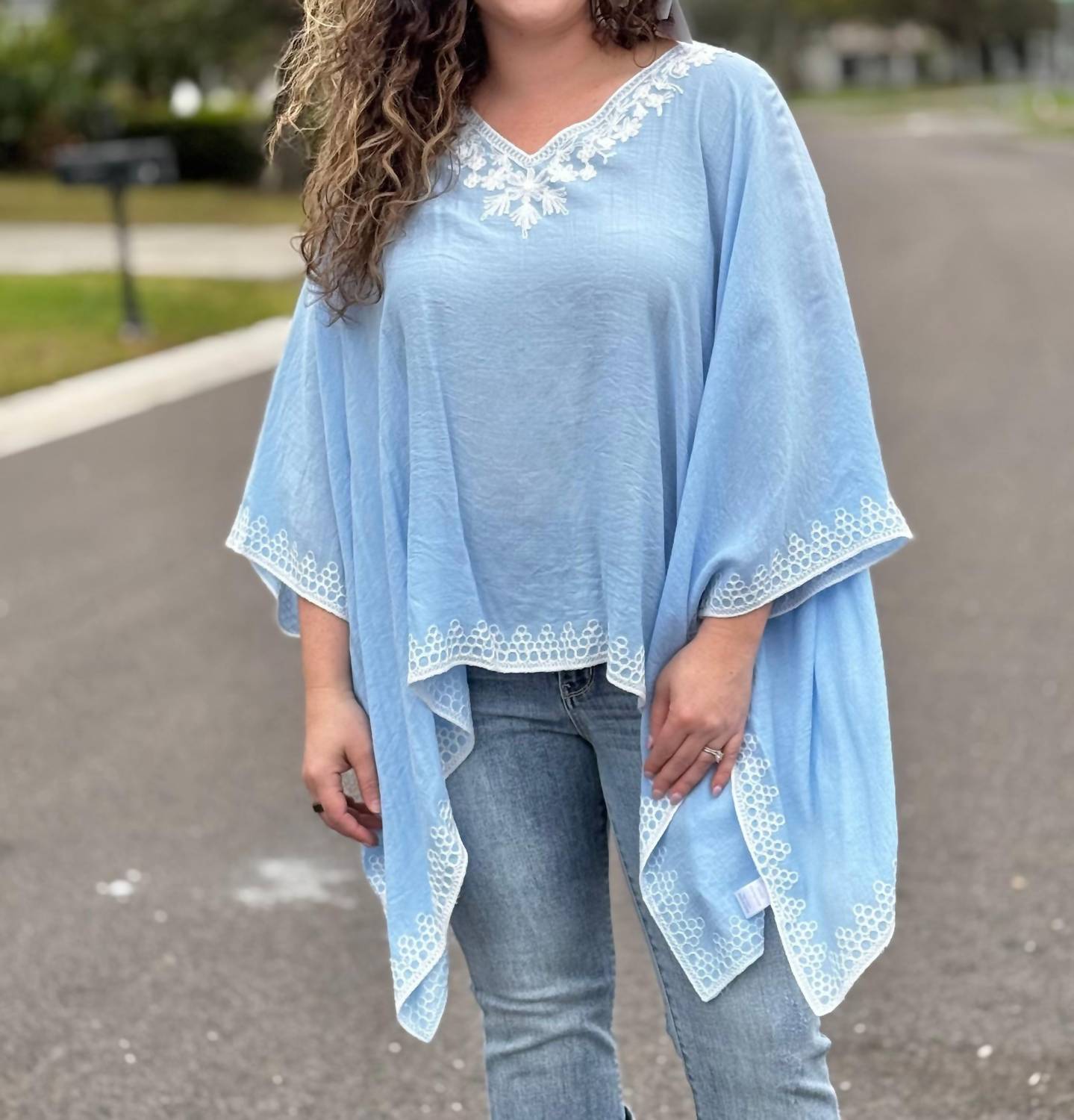 Coco + Carmen - Amaryllis Poncho Top