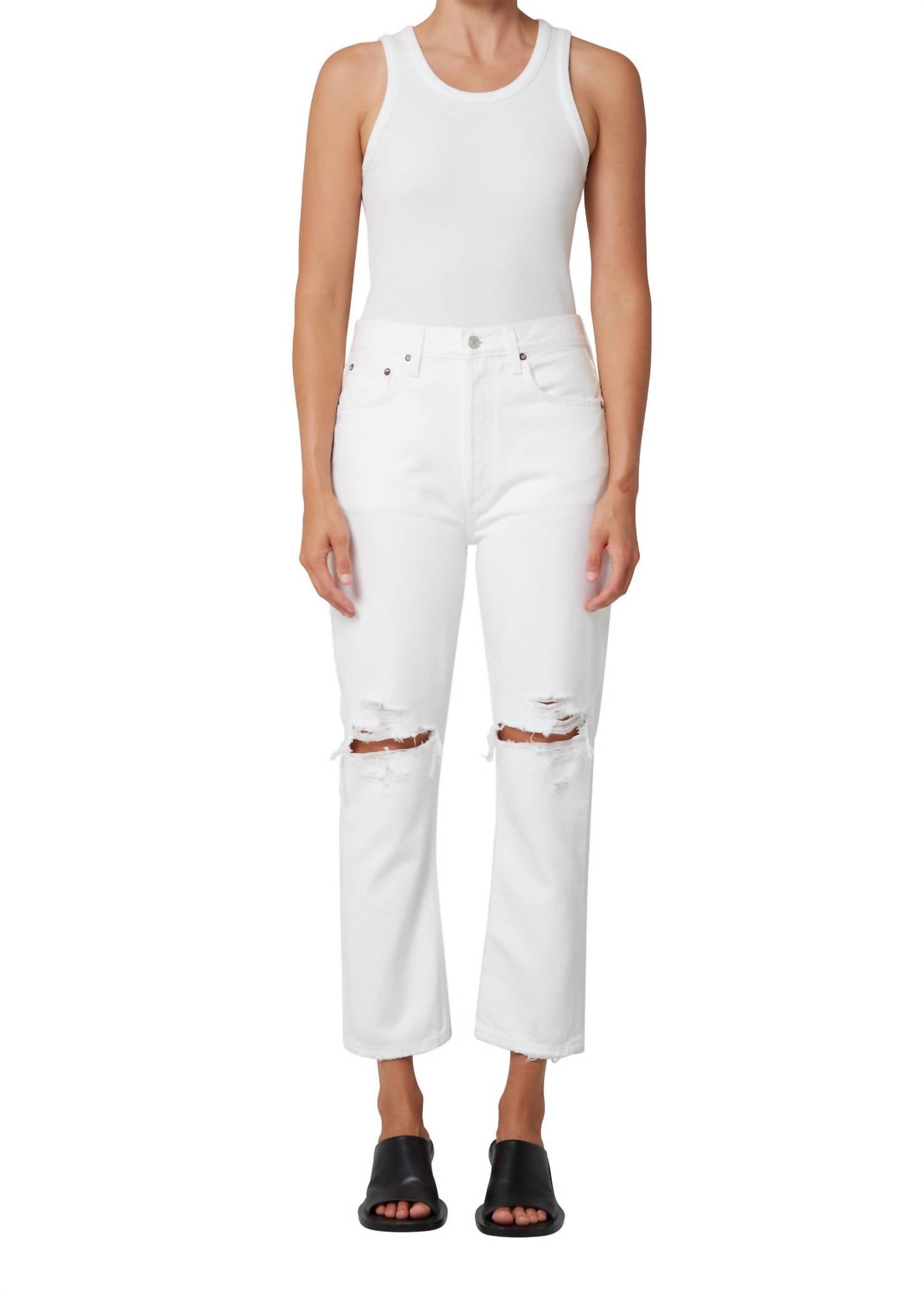 Agolde - Riley Crop Straight Jean