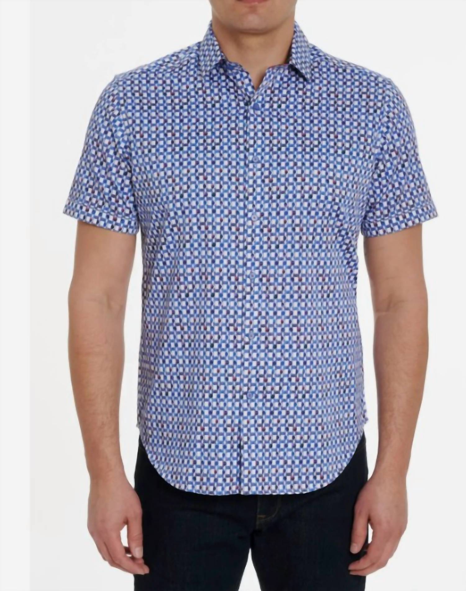 Robert Graham - Lunar Phase Short Sleeve Button Down Shirt