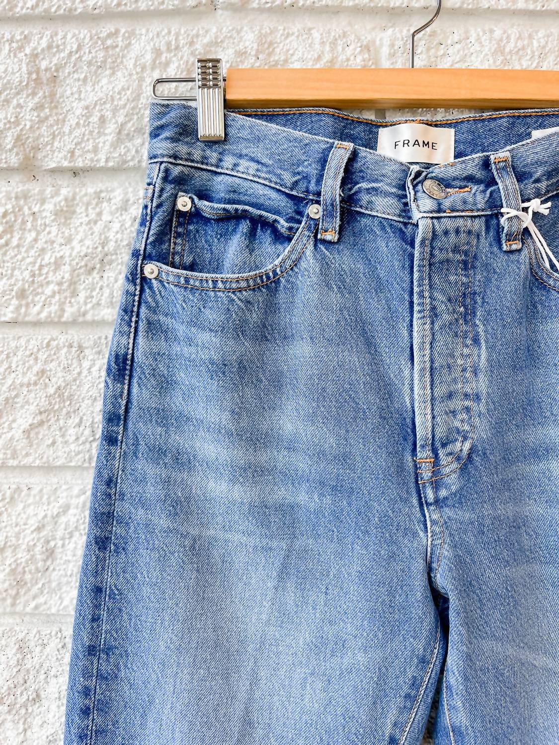 Frame - Women's Vertical Crop Straight Jeans