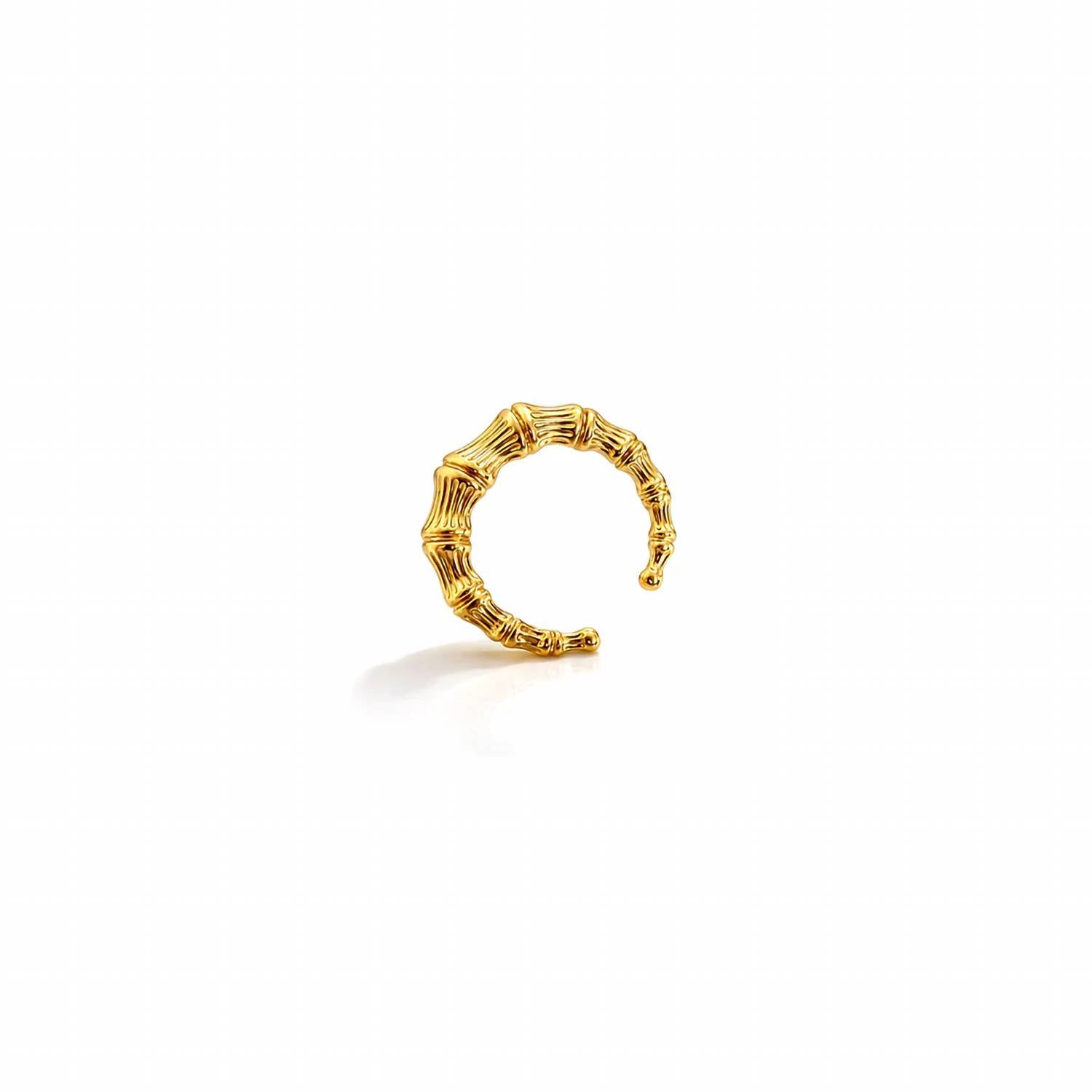 Gold & Honey - Women's Bamboo Cuff Rings