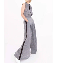 Elaine Kim - Braxton Textured Cotton Wide Leg Pants