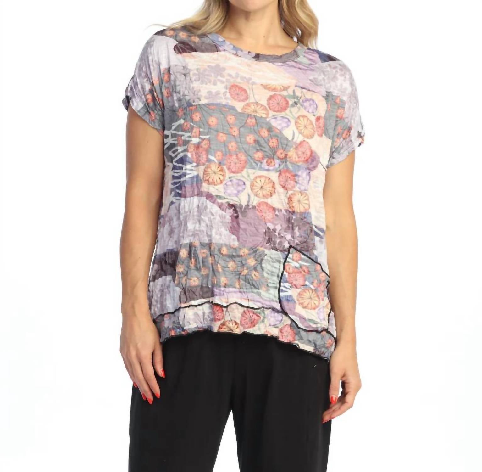 Jess & Jane - Crushed Pocket Top