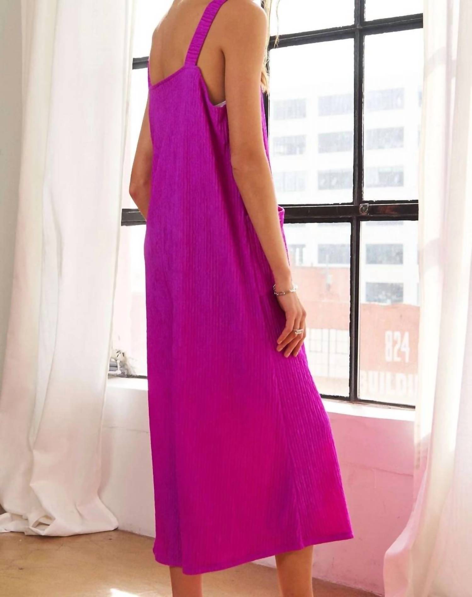 Adora - Wide Leg Crinkle Jumpsuit