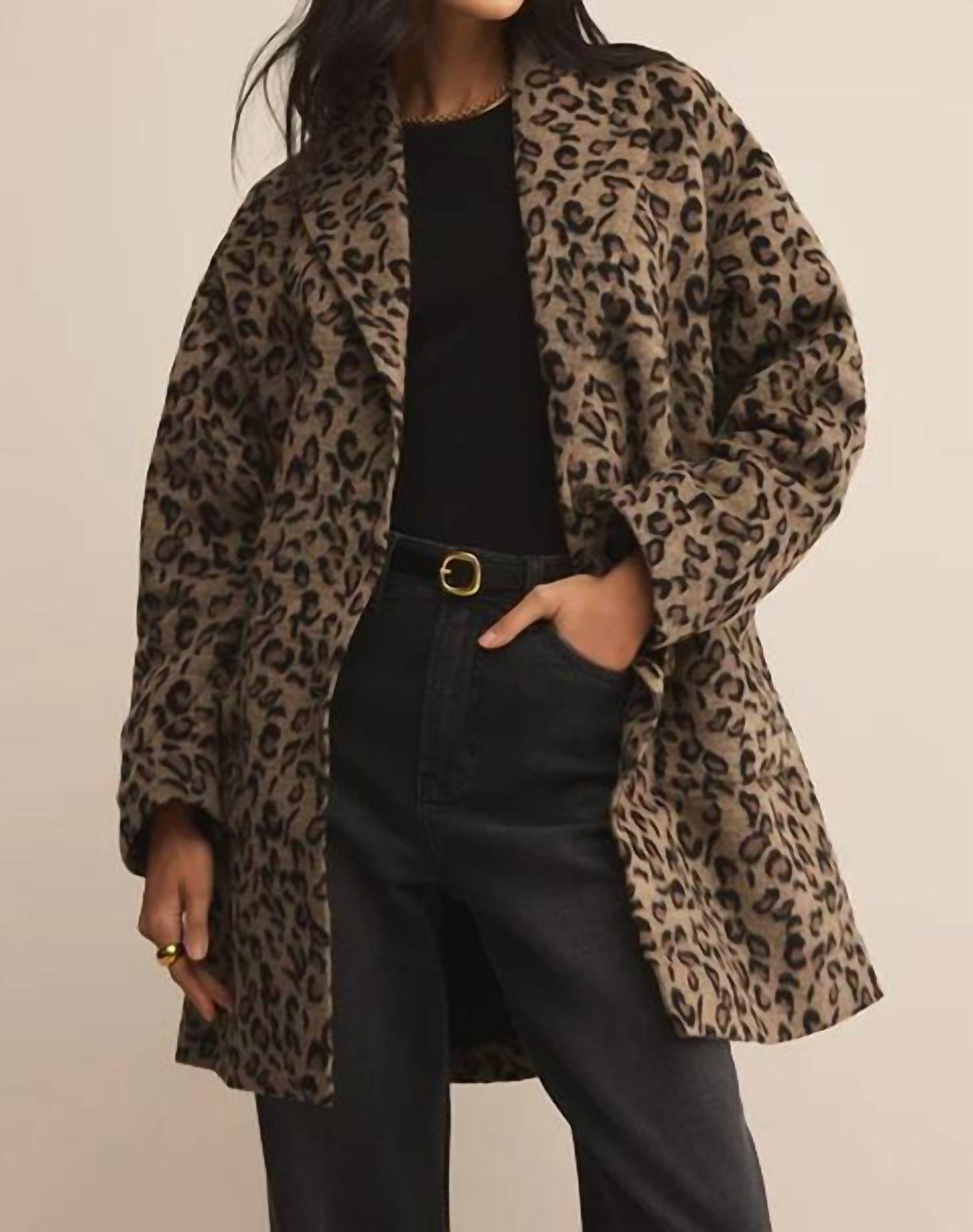 Z Supply Lennon Coat in brown - women's jacket