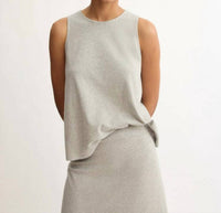 Arlo Mott Hart A-line Swing Tank Top in grey - women's tank top