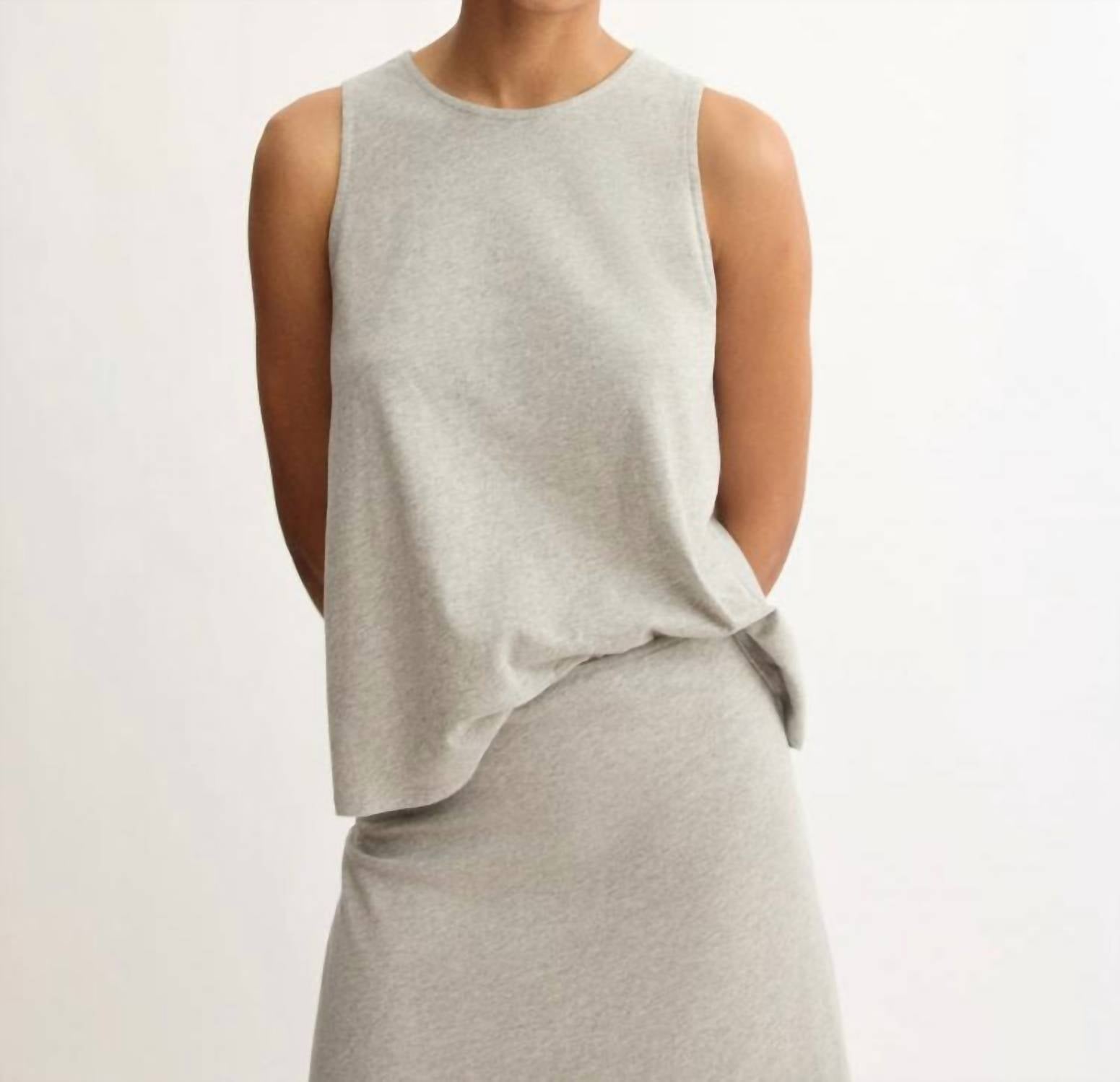 Arlo Mott Hart A-line Swing Tank Top in grey - women's tank top