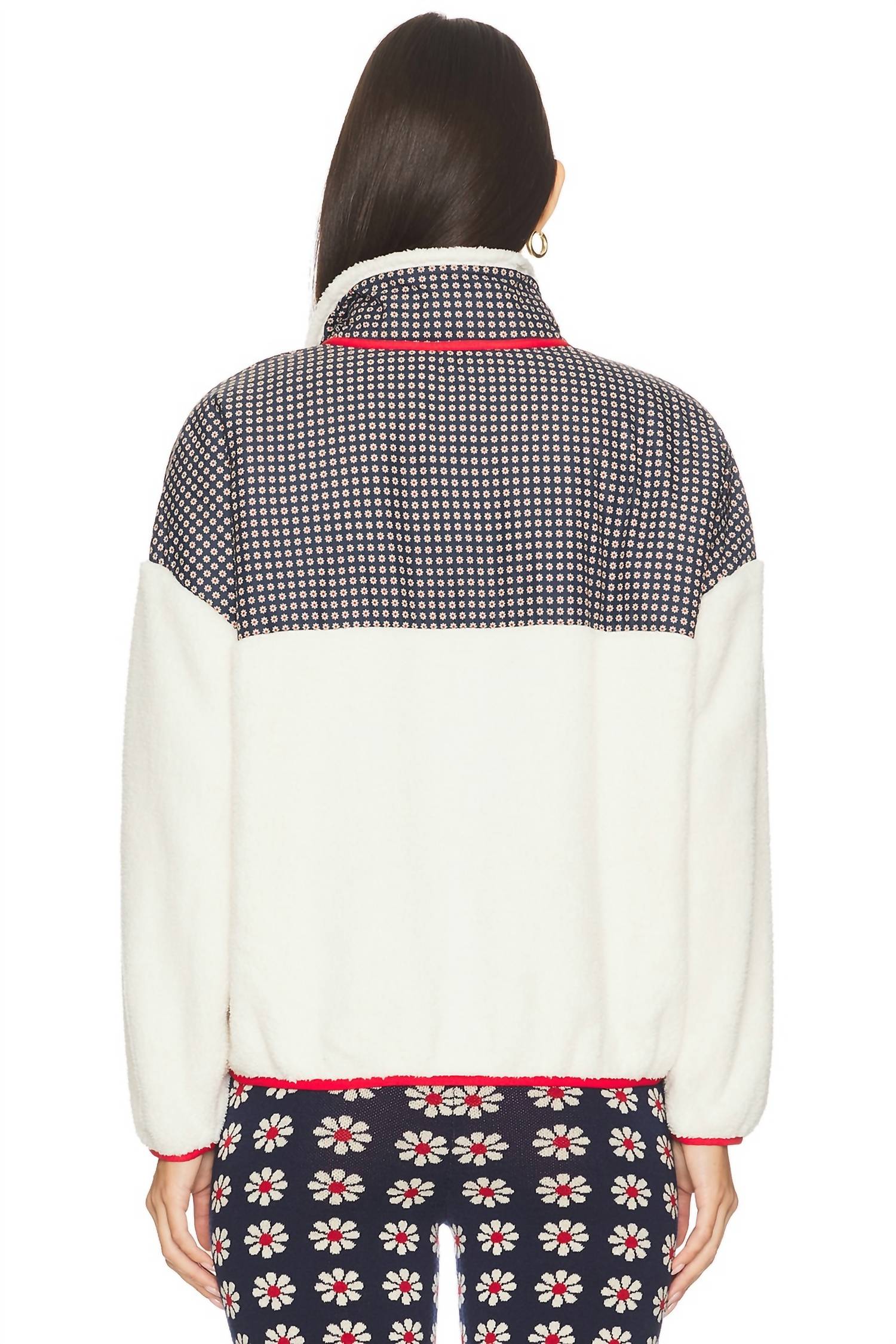 The Great. - Plush Terrain Half Zip Jacket