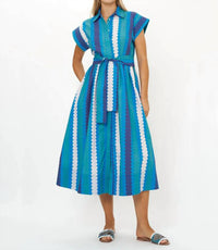 Oliphant - Belted Shirt Dress