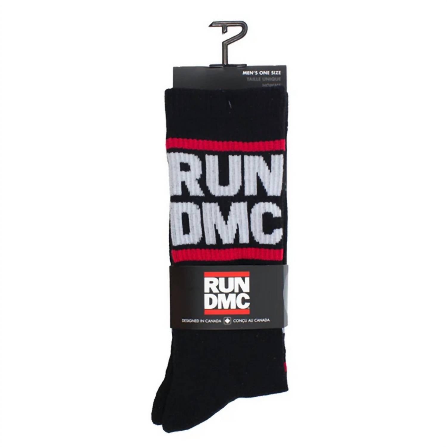 Perri’S Socks - Men's Run Dmc Logo Crew Socks