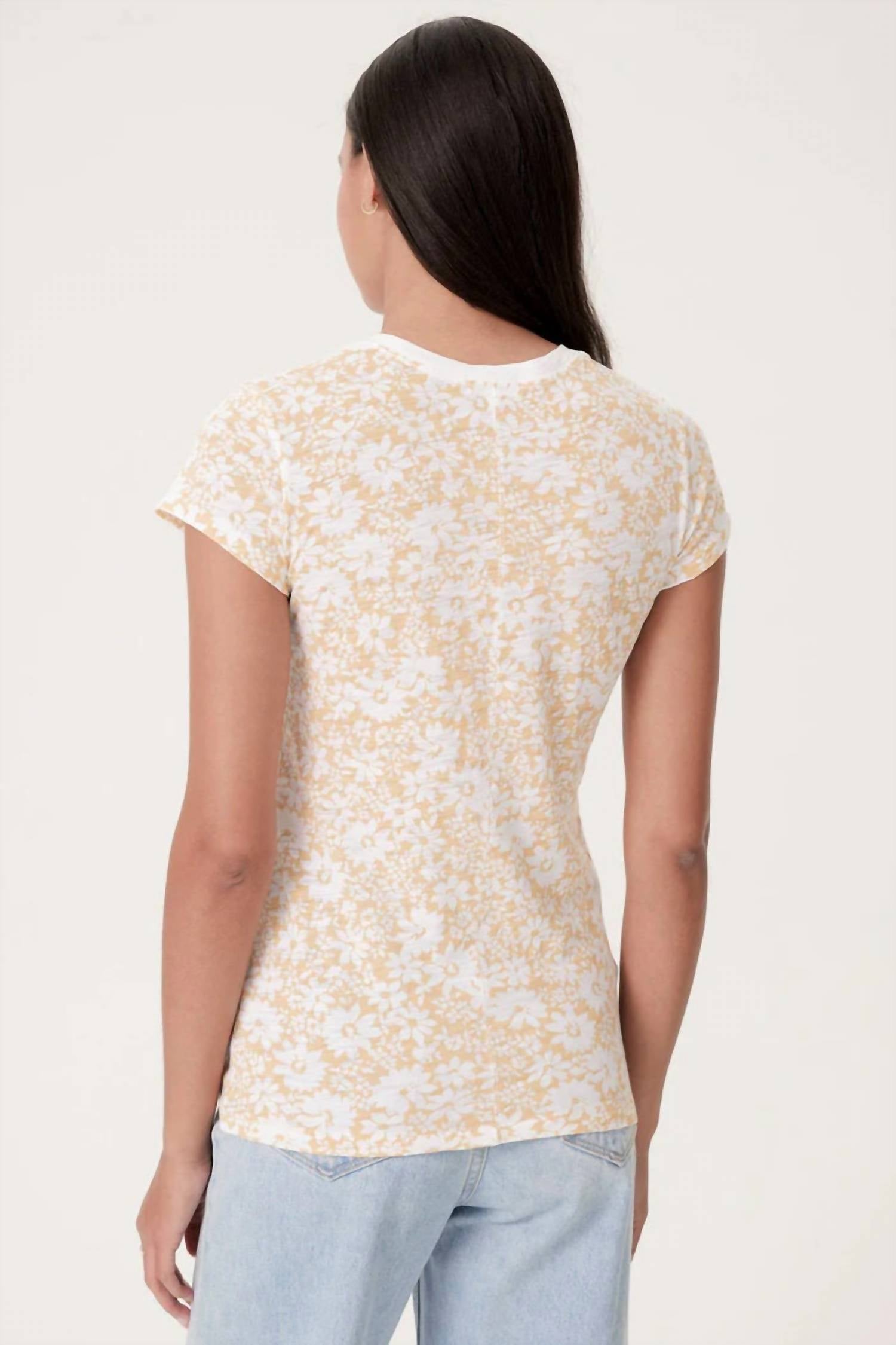Goldie - Wildflower Ringer Tee