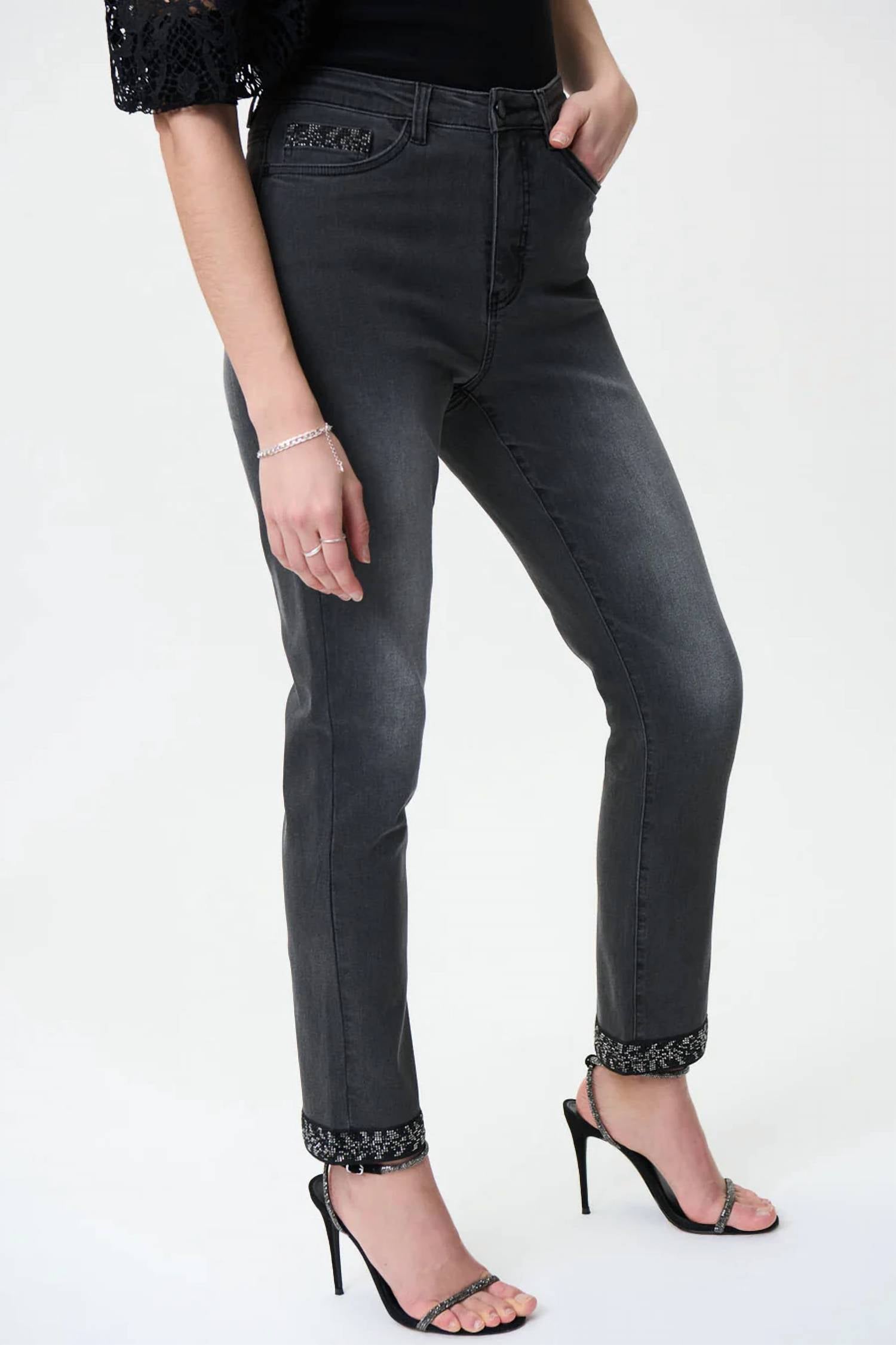 Joseph Ribkoff - EMBELLISHED JEANS