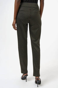 Joseph Ribkoff - Slim Formal Geometric Trousers