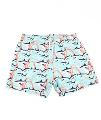 Eight X - Shark Print Swim Trunks