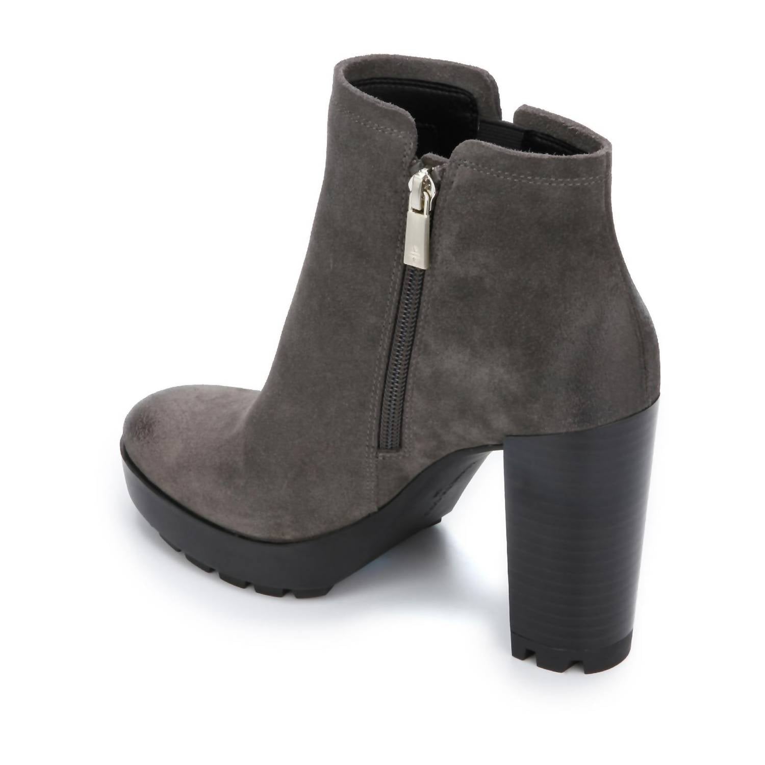 Kenneth Cole - Womens Justin Lug Chelsea PG Faux Leather Ankle Boots